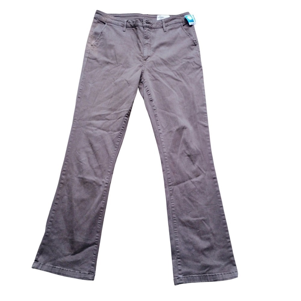 Cosmic Blue Love Women's Brown Bootcut Pants Size 31 Casual Comfort